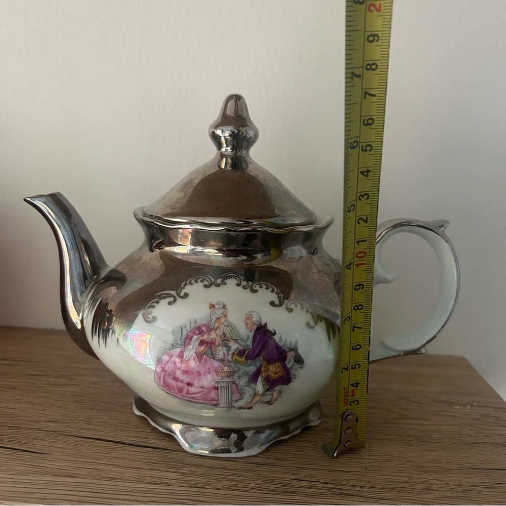 Vintage Bavaria Teapot English Lovers Midcentury - Picture 7 of 8